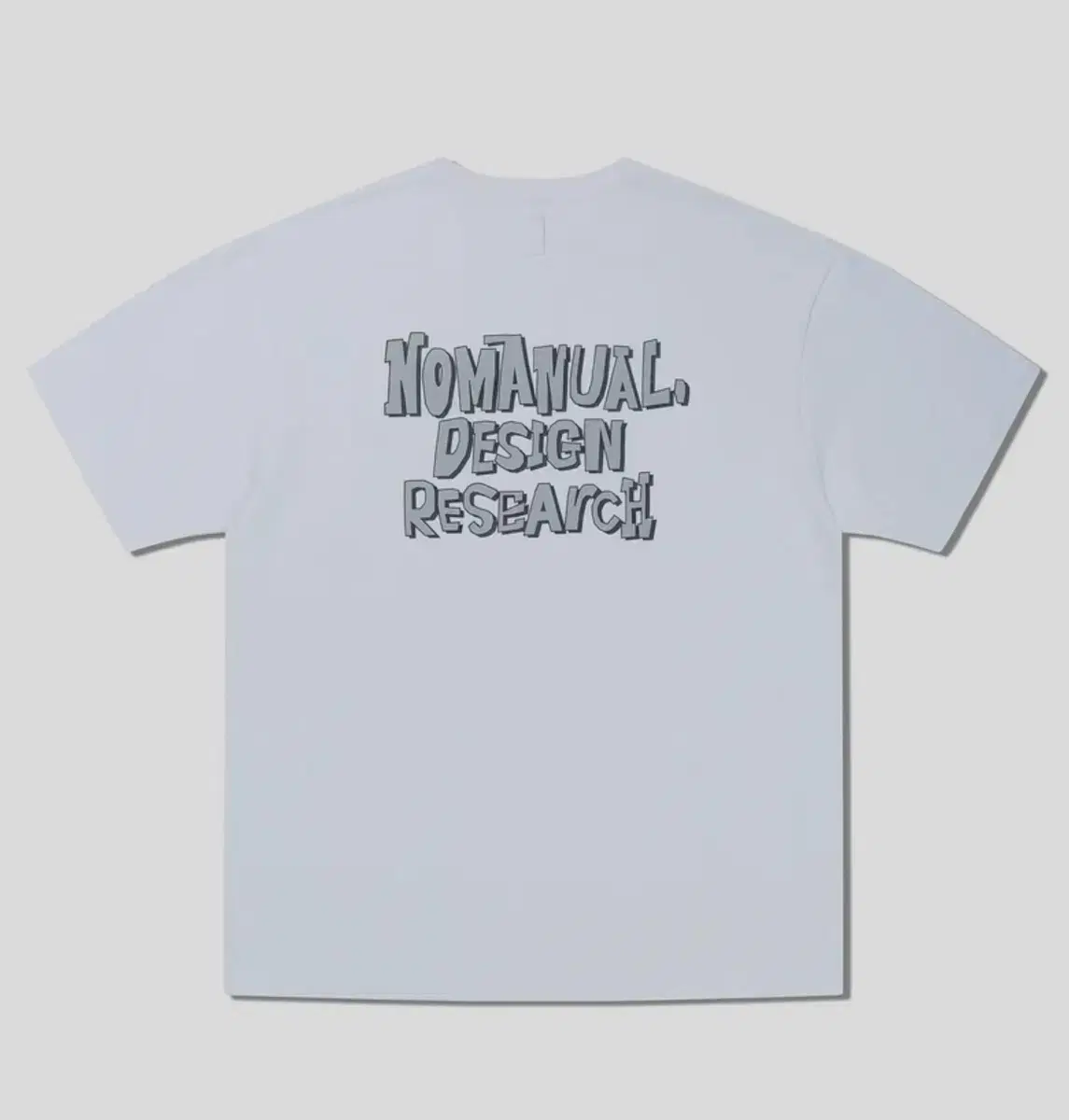 노매뉴얼 DOODLE LOGO T-SHIRT - WHITE